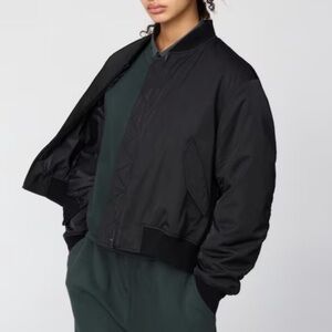 Uniqlo C Black Bomber Jacket